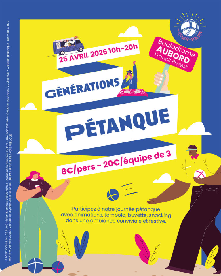 Affiche Générations Pétanque 2026