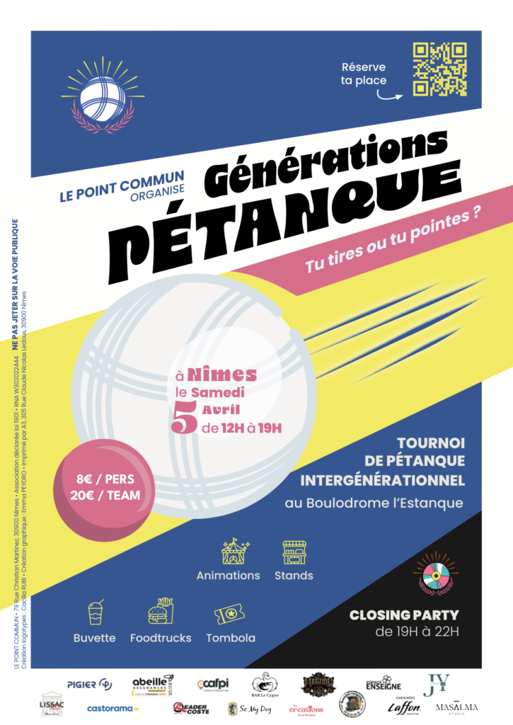 Génération Pétanque 2025 - Affiche
